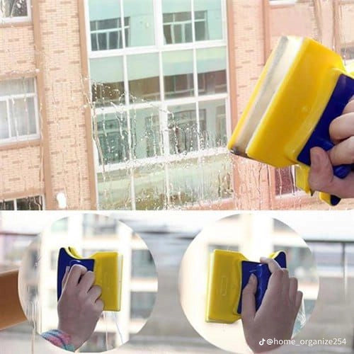 Nettoyeur de vitres magnétique double face