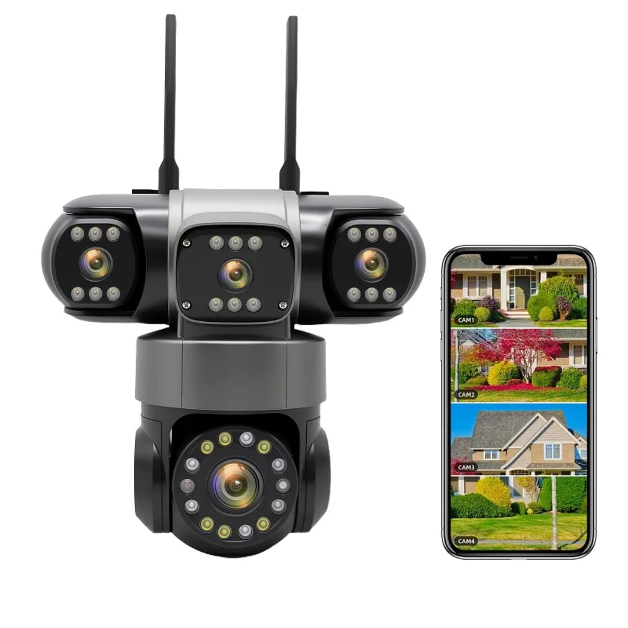 Camera WIFI 4 LENS Camera Zoom X10