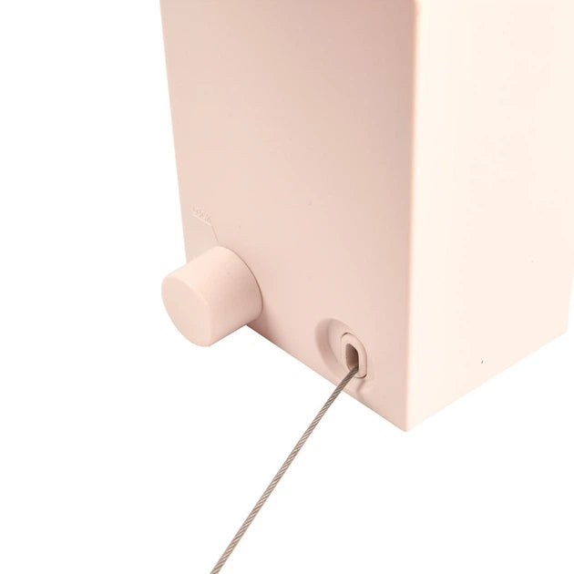 Étendoir à linge rétractable en acier inoxydable