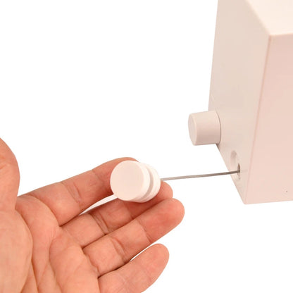 Étendoir à linge rétractable en acier inoxydable