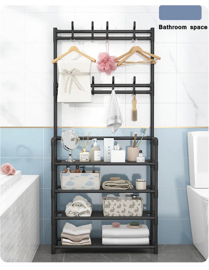 New Simple Floor Clothes Rack