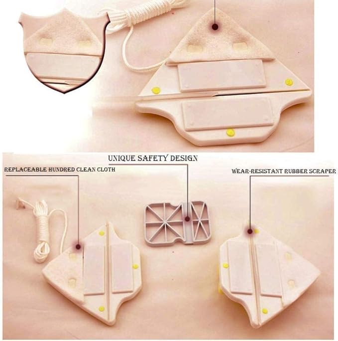 Lingette magnétique pour vitres
