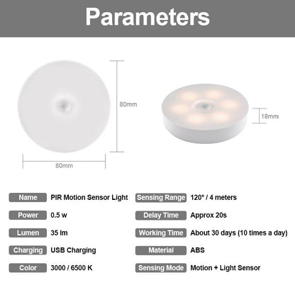 Rechargeable Human Body Induction Night Lamp