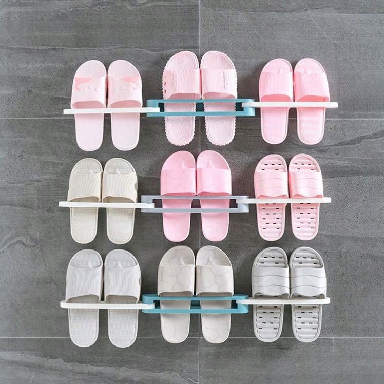 Support de rangement pour chaussures à double couche en plastique