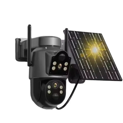 Caméra de Surveillance Externe HD Solar Smart Avec 2Cameras 4G-8MP