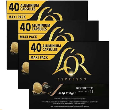 كبسولات قهوة لور إسبريسو عبوة  ماكسي 40 كبسولة.