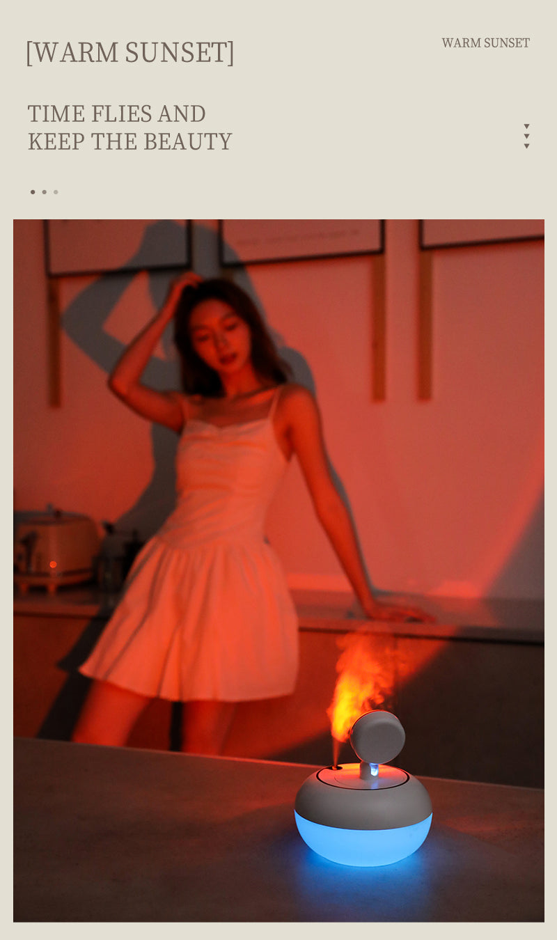 Lampe de soleil commerciale avec diffuseur d'arôme