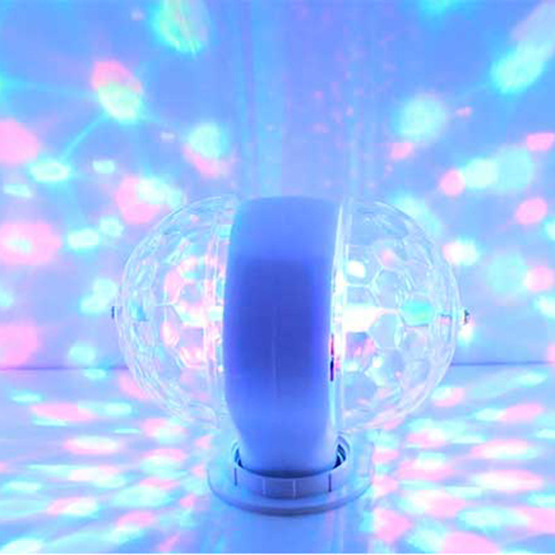 ampoule LED rotative de type boule disco magique