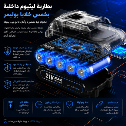 Soufleur turbine double batterie 48v / مروحة توربينية مزدوجة ببطارية 48 فولت